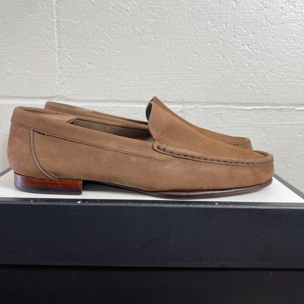 PS Paul Smith Danny Brown Nubuck Loafers Slip On Dress Shoes Men's 12 US/11 UK